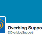Overblog ouvre les portes de son Support sur Twitter