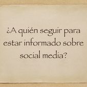 ¿A quién seguir para estar informado sobre social media? - Emilio Márquez