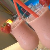 Milkshake à la fraise