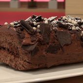 Bûche express au chocolat
