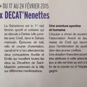 Raid La Sharienne... Deux DECAT'Nenettes à l'honneur
