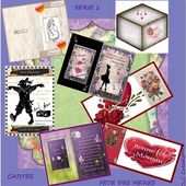 PREMIERE SERIE DE CARTES A L'OCCASION DE LA FÊTE DES MERES - CLG Création Version 2.0
