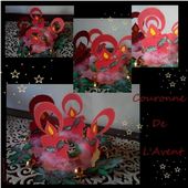 CREATION PAPIER DE LA COURONNE DE L'AVENT 2014 - CLG Création Version 2.0