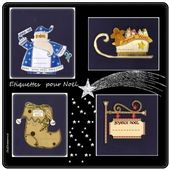 NOËL : LES ETIQUETTES POUR LES ENFANTS - CLG Création Version 2.0