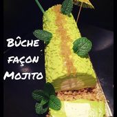 Bûche inspiration mojito, recette au thermomix