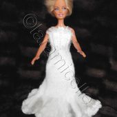 DIY barbie en mariée
