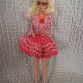 tuto gratuit barbie: body et jupe en forme pour une tenue chic - Chez Laramicelle
