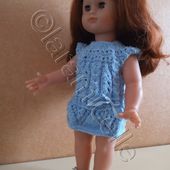 tuto gratuit poupée Petitcollin: robe d'été à troutrous