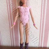 tuto gratuit barbie : body échancré - Chez Laramicelle