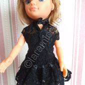 tuto gratuit poupée nancy: robe guépière et dentelle - Chez Laramicelle
