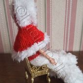 tuto gratuit barbie : cape pour Noël