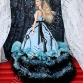 tuto gratuit barbie : robe longue guêpière de fête