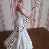 tuto gratuit barbie : robe de mariée - Chez Laramicelle