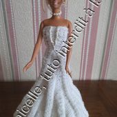 tuto gratuit barbie : robe de mariée