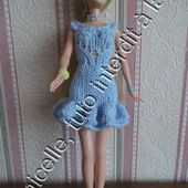 tuto gratuit barbie : robe courte volantée - laramicelle