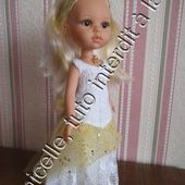 tuto gratuit poupée paola reina/ chérie de corolle: robe de princesse
