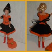 Nelly tricote pour Halloween - laramicelle