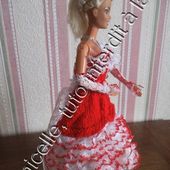 tuto gratuit barbie: robe à froufrous