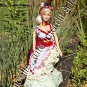 tuto gratuit Barbie : robe longue Caraïbes 2 - Chez Laramicelle