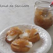Confit d'oignons au sirop de framboise - Le Rond de Serviette