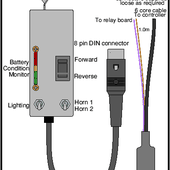 Battery vehicle accessories for model locos.