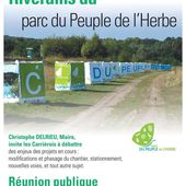 Réunion Publique : Le parc du peuple de l'herbe - ASAEECC "Votre vie à Carrières"