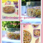 Salade au quinoa et à la mangue - Les Secrets de Cuisine de Christine