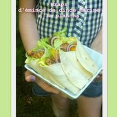 Wraps d'émincé de dinde mariné à la plancha - Les Secrets de Cuisine de Christine