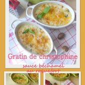Gratin de christophine, sauce béchamel au roquefort - Les Secrets de Cuisine de Christine