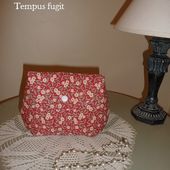 Petite trousse fleurie - Tempus fugit