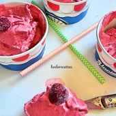 crème glacée aux framboises en 5 minutes ! sans sorbetière ! - Baba's Kitchen