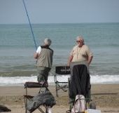 Charly dans le delta de l'Ebre - Dorade Surfcasting