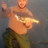 Fabien et son loup à Carnon - Dorade Surfcasting