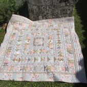 Patchwork : "Tendresse" quilté - l cocotte de kiev