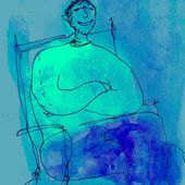 bleu - Gilbert Pinna, le blog graphique