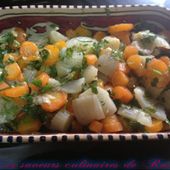 Salade carotte-fenouil - Les saveurs culinaires de Rosa