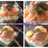 Verrines avocat-saumon (salade avocat-saumon) - Les saveurs culinaires de Rosa