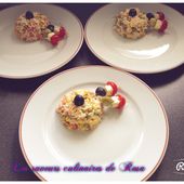 Salade de riz gastronomique - Les saveurs culinaires de Rosa