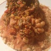 Couscous au panse d'agneau (couscous au osbana/osbane) - Les saveurs culinaires de Rosa