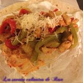 Fajitas au poulet - Les saveurs culinaires de Rosa