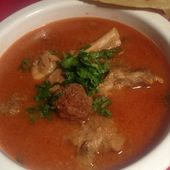 Jari Constantinois "chorba frik" (soupe de blé concassé) - Les saveurs culinaires de Rosa