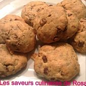 Cokies noix roquefort - Les saveurs culinaires de Rosa