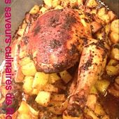 Poulet rôti aux cubes de pommes de terre - Les saveurs culinaires de Rosa