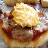 Minis pizzas à l'aubergine - Les saveurs culinaires de Rosa