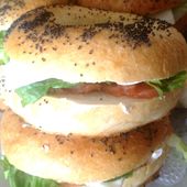 Bagel's new yorker (bagels farcis au saumon) - Les saveurs culinaires de Rosa