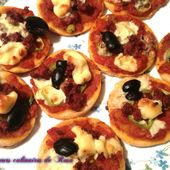 Salés feuilletés façon pizza - Les saveurs culinaires de Rosa