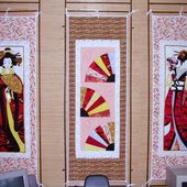 Geishas, making of - Quilting, Patchwork & Appliqué
