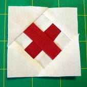 Petites croix, tutoriel / Crosses - Quilting, Patchwork & Appliqué