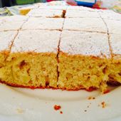 Gateau a la pomme et a la canelle