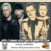 Portrait / dessin en cadeau d'anniversaire pour un fan de U2 - Idée cadeau pour anniversaire de mariage.